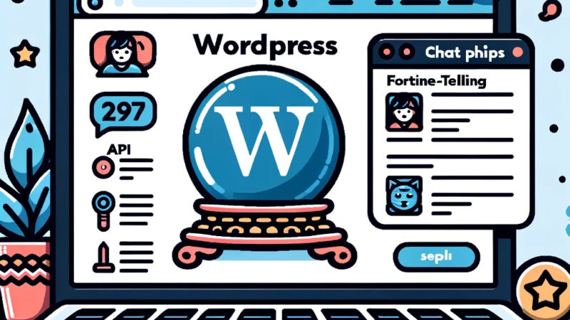 ChatGPTのAPIを使って占い機能をWordPressで実装!の前に簡単な質疑応答プログラムをテスト