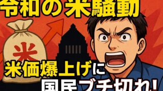令和の米騒動で国民ブチ切れ！米価爆上げと政府のクソ対応に僕がキレた理由 