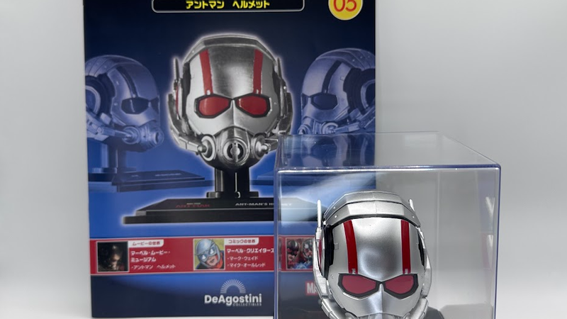 【005/100】アントマン ヘルメット実物レビュー！2,999円のメタリック質感とメカニカル造形を徹底チェック 